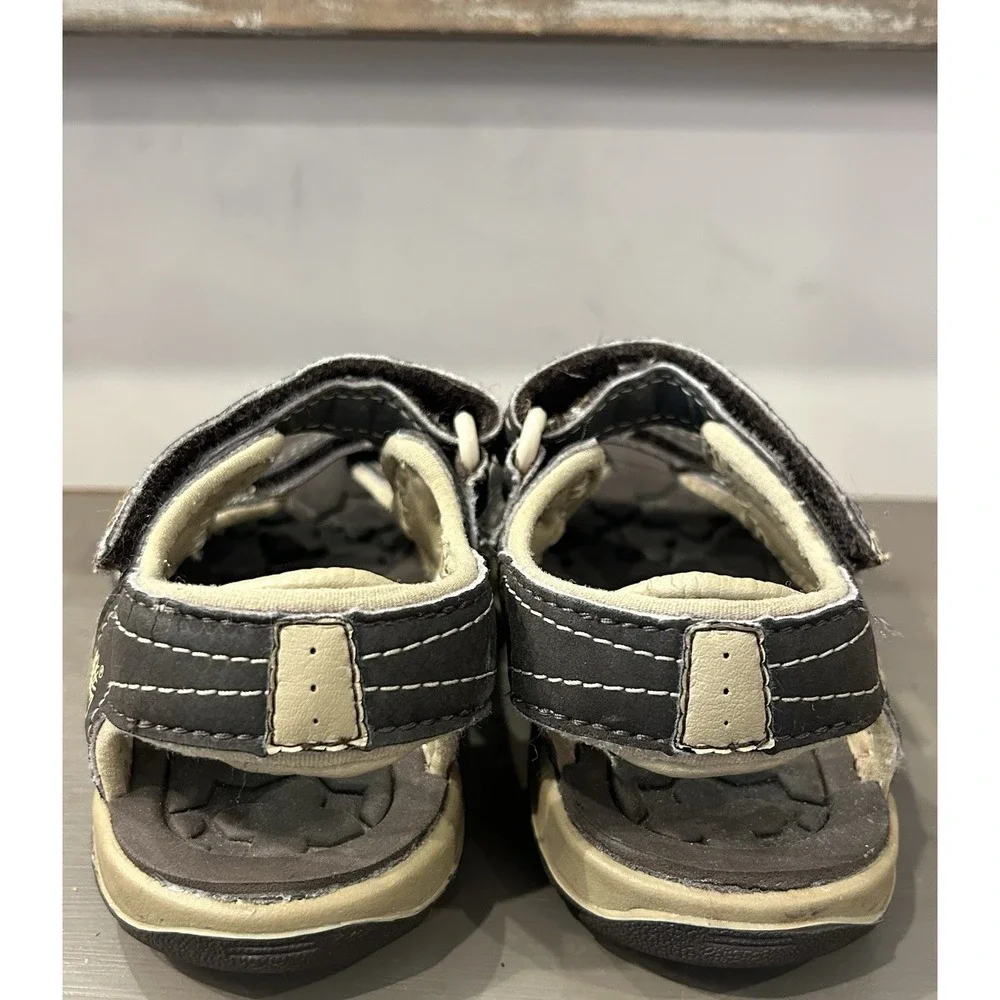 Timberland Toddler Brown And Tan Strap Sandal Water Shoes Size‎ 9 Unisex